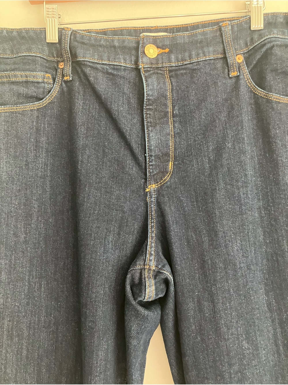 AVA & VIV Dark Wash Mid Rise Flare Leg Jeans Size 20 - Picture 3 of 11